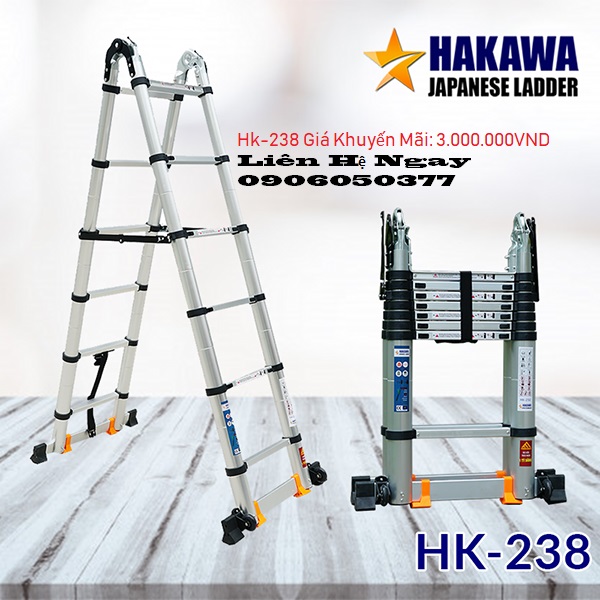 Thang nhôm hakawa HK-238