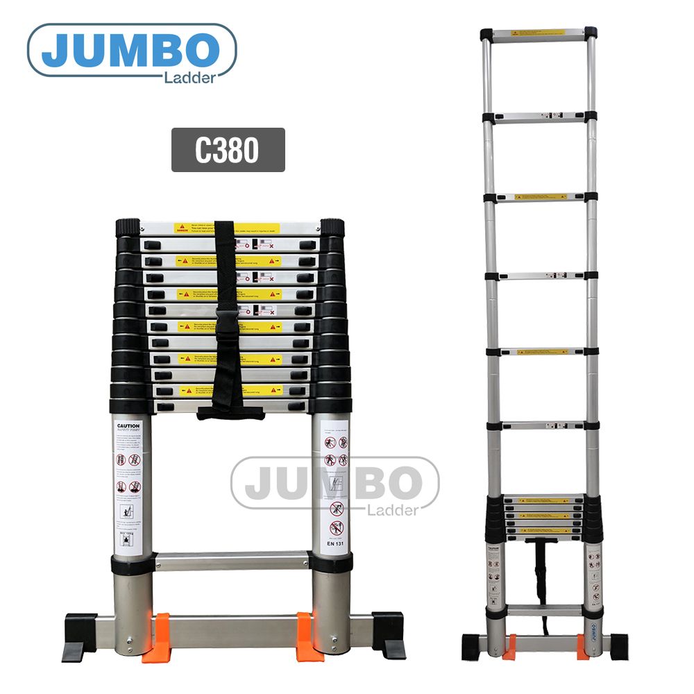 Thang rút nhôm cao cấp Jumbo C520(5m2)